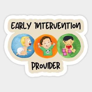 Early Intervention Provider Sticker